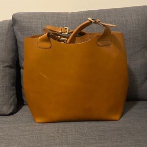 Zara Buffalo shopper tote